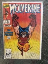 ​WOLVERINE 27 JIM LEE COVER LAZARUS PROJECT PART 1 MARVEL COMICS 1990 NM picture