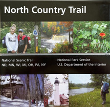 2026 NORTH COUNTRY TRAIL   NATIONAL PARK SERVICE UNIGRID BROCHURE/MAP   7 States picture