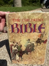 Vintage The Children's Bible Golden Press Illustrated Stories Large Hardcover picture