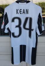 Rare Juventus Moise Kean 34 match worn issued Tim Cup final 2017 football shirt picture
