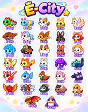 Amethyst Penguin - Ballet Swan - Three Blind Mice - Huntsman Robin - Little Lamb picture
