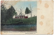 1901 Fredericksburg VA Postcard Marye's Heights Stonewall Sunken Road Civil War picture