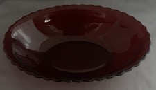 Anchor Hocking Royal Ruby Oval Vegetable Bowl 8 1/2
