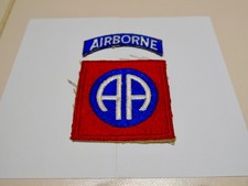 Authentic & Original WWII ~ U.S. 82nd AIRBORNE Division ~ cut edge, no glow picture