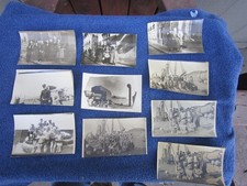 LOT OF 10 PRE WW1  (LATE 1900S) - PERSONAL  U.S. NAVY CREW PHOTOGRAPHS (1 DUP.) picture