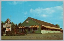 Montana Kalispell Big Chief Motel  MINT 1950s Chrome Postcard 4 picture