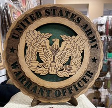 Warrant Officer Wooden Plaque picture