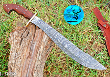 HandMade Sword - Blade Hand Forged 512Layers Damascus Steel Hardness 55HRC 1658 picture