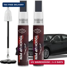 2PCS Midnight Black Metallic (218) Touch Up Paint Pen Compatible with Toyota - E picture