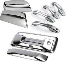 Chrome Door Handle Covers+Top Half Mirror Covers+Tailgate Cover (with Camera.. picture