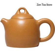 Yixing Raw Ore Golden Duan Mud Zisha Teapots Hand Made Purple Mud Health Beauty picture