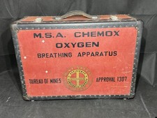 Vintage M.S.A CHEMOX OXYGEN Breathing Apparatus, Bureau of Mines, Complete NEW picture