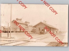 c1910 Train Depot Railroad Station DELAVAN Wisconsin WI Walworth County RPPC picture