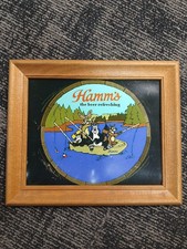 Vintage Hamm's Beer Logo - Framed 12