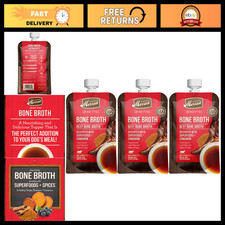 Merrick Grain Free Bone Broth Natural Meal Topper for Dogs, Accented with Superf picture