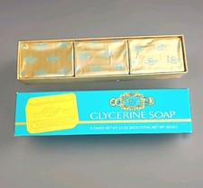 Vintage 4711 White Rose Glycerine Soap 3 Cake Set Cologne Germany Original Box picture