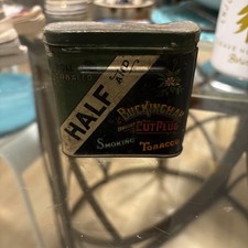 Vintage Half and Half Buckingham Bright Cut Plug smoking tobacco tin 1930s picture