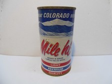 MILE HI LIGHT PREMIUM FLAT TOP BEER CAN~TIVOLI, DENVER, CO #1 picture