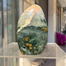 590g Natural Colourful Ocean Jasper Crystal Display Specimen Healing picture