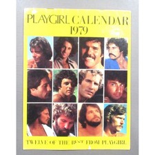 Vintage 1979 Playgirl Calendar Twelve of the Best Retro 70s Collectible Wall Art picture