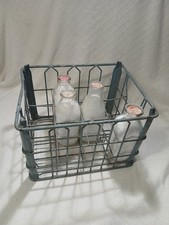 Vintage 1950s Milk Crate – Holds 12 Milk Bottles – Bottles Not Included picture