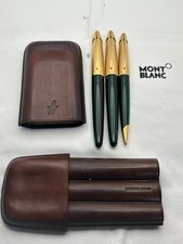 Waterman Edson Sapphire Emerald Green FP, RBP & BP Set-Exc. condition picture