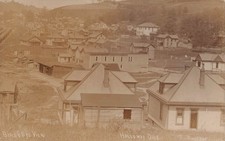ZC1/ Holloway Ohio RPPC Postcard c1910 Birdseye View Homes Store 100 picture
