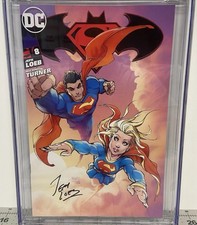 Superman Batman #8 CGC SS 9.8 New Supergirl 🔑 Jeph Loeb Sig ✍️ & Top Pop 1/3 💎 picture
