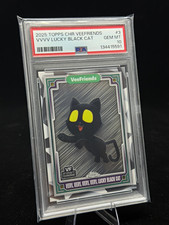 2025 Topps Chrome VeeFriends #3 Very Very Very Very Lucky Black Cat PSA 10 picture