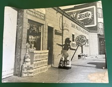 Vintage 1930s Photo C.A. Cowles Feed Store Southington Connecticut Dog Food Pet picture