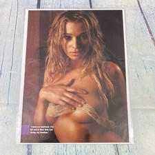 2003 Sexy Lady Hot Body Blonde Vintage Print Ad/Poster Pinup Art Magazine Page picture