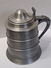 Vintage Seymour Mann Pewtertone Olde Tanker Beer Stein Ice Bucket Italy picture