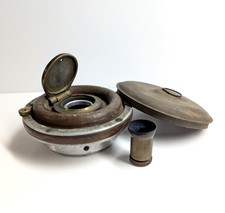 WW1 Imperial Army Germany Trench Art Inkwell Field Phone Siemens & Halske picture