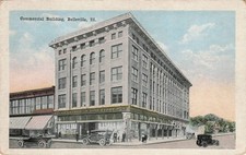Belleville IL Kresge 5 & 10 Cent Store Commercial Building Postcard picture