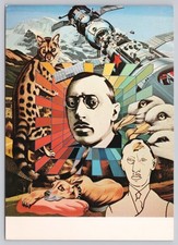 Stravinsky by Erro Painting, Private Collection, Vintage Postcard picture
