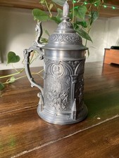WMF Zinn-Galerie Albrecht Dürer Lidded Pewter Stein Germany Breweriana picture