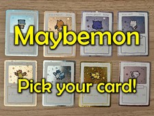 Maybemon Cards - CHOOSE YOUR CARD - Fan Made Pokemon Cards picture