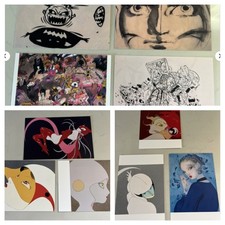 Yoshitaka Amano Art Postcard Set (10) • Unused • Fantasy & Portrait Designs picture