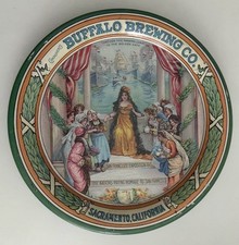Antique Buffalo Brewing Beer PPIE San Francisco 1915 Exposition Tin Tip Tray picture
