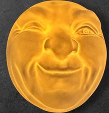 SARSAPARILLA Deco Designs NYC MOON FACE LIGHT, 1980 Style #830; Works Great picture