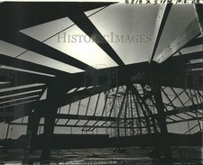 1980 Press Photo Construction of St. Clement of Rome Catholic Church in Metairie picture