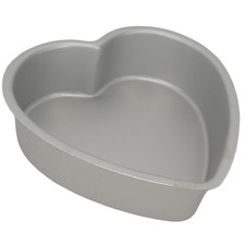 Wilton 6 Inch Heart Shaped Aluminum Cake Pan picture