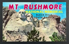 1958 Mt Rushmore Black Hills SD Souvenir Pictorial Guide Vintage Booklet picture