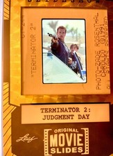 ARNOLD SCHWARZENEGGER 1/1 TERMINATOR 2 JOHN CONNOR EDWARD FURLONG LEAF SLIDESHOW picture
