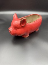 Rustic Rd Pig Planter Ceramic Medium Small 12