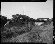 Photo:Colusa CA 1900s Colusa Bridge Sacramento River Span Bridge View picture