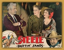 BOB STEELE in Driftin' Sands - Western - Lobby Card Image - 5 x 7 inch Photo picture