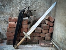 Conan The Northern Barbarian Alantean Handmade Stainless Sword With Sheath picture