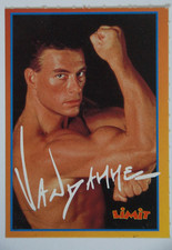 Jean-Claude van Damme - 1996 Disney Limit card - ultra rare German card picture