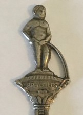 Bruxelles Brussels Belgium Vintage Souvenir Spoon Collectible picture